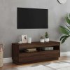 TV skříňka s LED osvětlením hnědý dub 100 x 35 x 40 cm 815722