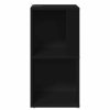Rohová skříňka černá 33 x 33 x 67 cm kompozitní dřevo 809018