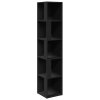 Rohová skříňka černá 33 x 33 x 164,5 cm kompozitní dřevo 809045