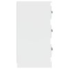 Příborník bílý 70 x 35,5 x 67,5 cm kompozitní dřevo 816224