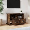 TV skříňka kouřový dub 80 x 35 x 50 cm kompozitní dřevo 816285