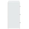 Příborník bílý 80 x 33 x 70 cm kompozitní dřevo 816576