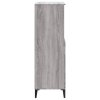 Skříň highboard šedá sonoma 60 x 36 x 110 cm kompozitní dřevo 821234