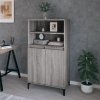 Skříň highboard šedá sonoma 60 x 36 x 110 cm kompozitní dřevo 821234