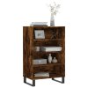 Skříň highboard kouřový dub 57 x 35 x 90 cm kompozitní dřevo 827241