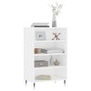 Skříň highboard bílá 57 x 35 x 90 cm kompozitní dřevo 827220