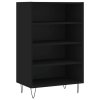 Skříň highboard černá 57 x 35 x 90 cm kompozitní dřevo 827229