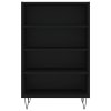 Skříň highboard černá 57 x 35 x 90 cm kompozitní dřevo 827229