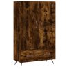 Skříň highboard kouřový dub 69,5 x 31 x 115 cm kompozitní dřevo 828209
