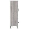 Skříň highboard šedá sonoma 69,5 x 31 x 115 cm kompozitní dřevo 828242