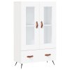 Skříň highboard bílá 69,5 x 31 x 115 cm kompozitní dřevo 828268
