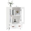 Skříň highboard bílá 69,5 x 31 x 115 cm kompozitní dřevo 828268