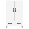 Skříň highboard bílá 69,5 x 31 x 115 cm kompozitní dřevo 828228