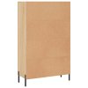 Skříň highboard dub sonoma 69,5 x 31 x 115 cm kompozitní dřevo 830335