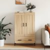 Skříň highboard dub sonoma 69,5 x 31 x 115 cm kompozitní dřevo 830335