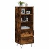 Skříň highboard kouřový dub 40 x 36 x 110 cm kompozitní dřevo 831513