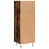 Skříň highboard kouřový dub 40 x 36 x 110 cm kompozitní dřevo 831513