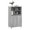 Skříň highboard šedá sonoma 60 x 36 x 110 cm kompozitní dřevo 831482