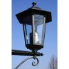 Zahradní lampa vysoká 3 ramena 215 cm tmavě zelená/černá hliník 40246
