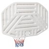 Basketbalový koš bílý 109 x 71 x 3 cm polyethylen 93662