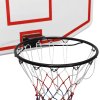 Basketbalový koš bílý 109 x 71 x 3 cm polyethylen 93662