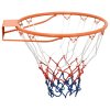 Basketbalová obroučka oranžová 39 cm ocel 93660