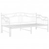 Rám vysouvací postele/pohovky bílý kovový 90 x 200 cm 324765
