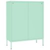 Zásuvková skříň mátová 80 x 35 x 101,5 cm ocel 336149
