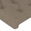 Rám postele bez matrací taupe 90x200 cm textil 3125272