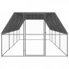 Venkovní klec pro kuřata 3 x 8 x 2 m pozinkovaná ocel 3154378