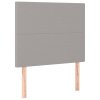 Rám postele bez matrace světle šedý 90 x 200 cm textil 3124863