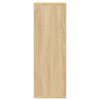 Nástěnné police dub sonoma 104x20x58,5 cm kompozitní dřevo 800327