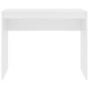 Psací stůl bílý 90 x 40 x 72 cm kompozitní dřevo 800378
