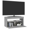 TV skříňka s LED osvětlením šedá sonoma 75 x 35 x 40 cm 815125
