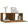 TV skříňka kouřový dub 80 x 30 x 30 cm kompozitní dřevo 815504