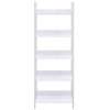Knihovna s 5 policemi bílá 60x27,6x158,5 cm kompozitní dřevo 288228
