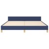 Rám postele s čelem modrý 180x200 cm textil 3125322