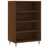 Skříň highboard hnědý dub 57 x 35 x 90 cm kompozitní dřevo 827227