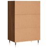 Skříň highboard hnědý dub 57 x 35 x 90 cm kompozitní dřevo 827227