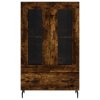 Skříň highboard kouřový dub 69,5 x 31 x 115 cm kompozitní dřevo 828321