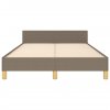 Rám postele bez matrace taupe 120 x 200 cm textil 3125288