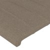 Rám postele bez matrace taupe 120 x 200 cm textil 3125207