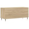 Skříňka na LP desky dub sonoma 100x38x48 cm kompozitní dřevo 831743