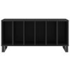Skříňka na LP desky černá 100 x 38 x 48 cm kompozitní dřevo 831757