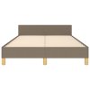 Rám postele bez matrace taupe 120 x 200 cm textil 3124883