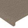 Rám postele bez matrace taupe 120 x 200 cm textil 3124883