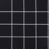 Podušky na lavici 2 ks černé kárované 120 x 50 x 7 cm textil 361691