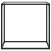 Konzolový stolek transparentní 80 x 35 x 75 cm tvrzené sklo 322807