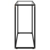 Konzolový stolek transparentní 80 x 35 x 75 cm tvrzené sklo 322807