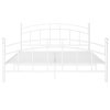 Rám postele bílý kov 160 x 200 cm 324980